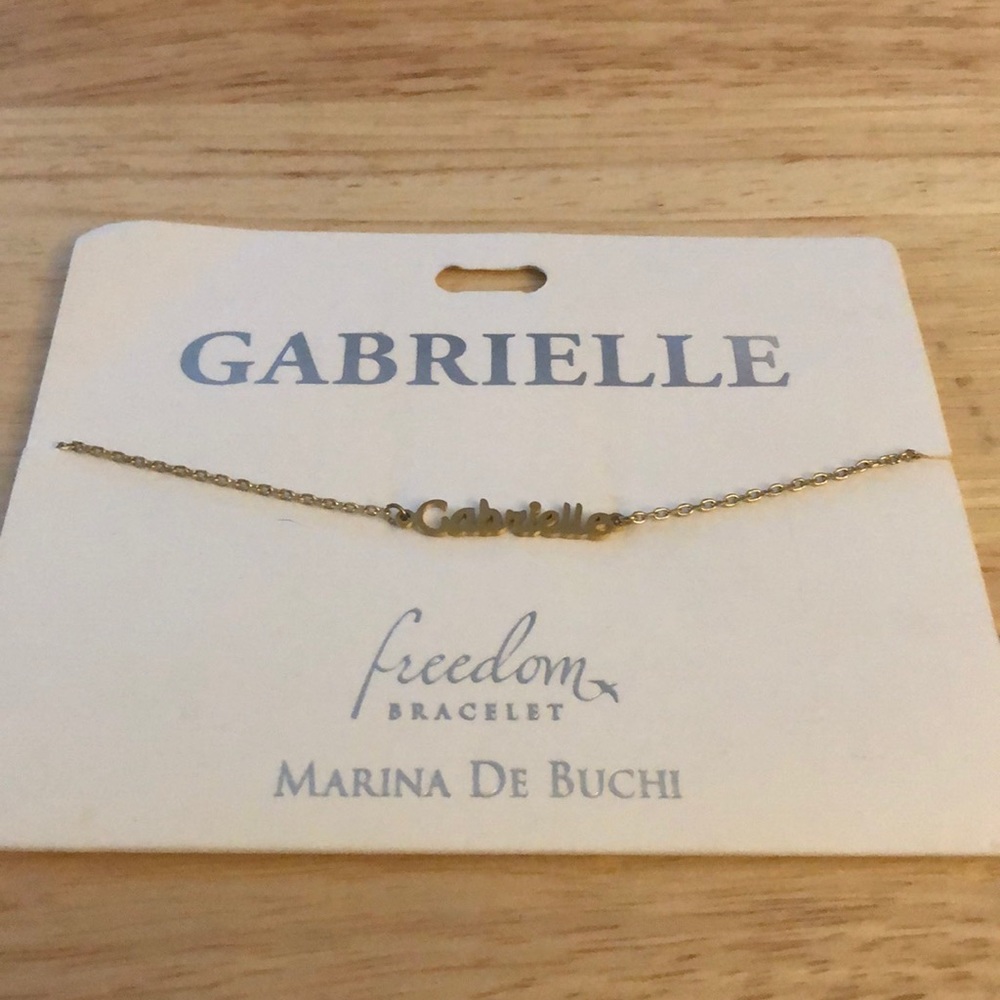 Gabrielle Name Bracelet